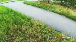 Harleen Van Hynten's Public Blowjob and Pounding in a Park with Wolf Wagner