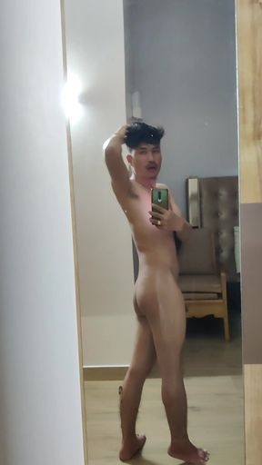 Cute Asian twink Daddies pet