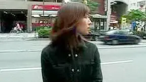 Naughty Japanese Lady Offers Public Blowjob On Busy Street