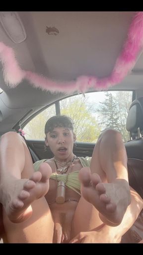 Playing with This Pussy in the Church Parking Lot