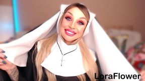 New Nun Outfit Learning How To Suck Vaping Handjob Sloppy Bj Lots Of Ahegao Messy Facial Dirtytalk