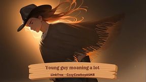 Young guy moaning a lot