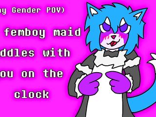(SFW) U Called The Femboy Maid Over To Cuddle
