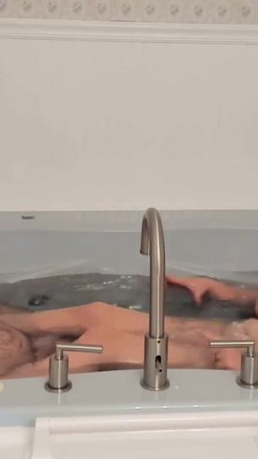 Captivating moment from "Aftercare (Softcore) - Romantic Couple Bath and Massage"