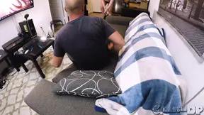 Slutty Gigi Breeze gobbles cock and eats jizz