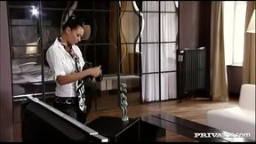 Helen and Two More Lesbians Lick Pussy and Finger Vaginas to Get Off