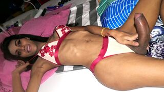 Monstercock Asian femboy fucks dude anal
